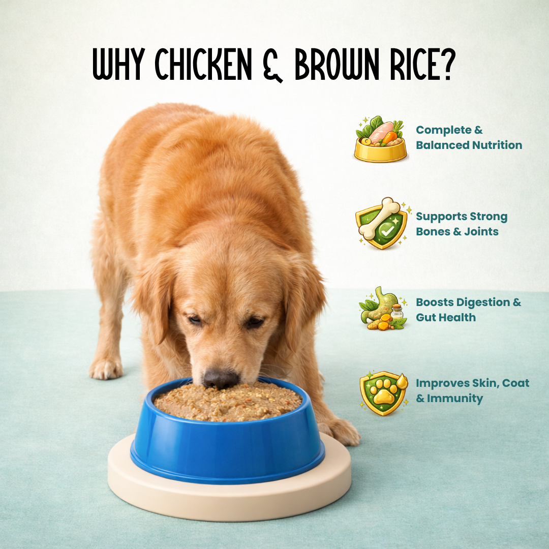 Chicken & Brown Rice Dog Food