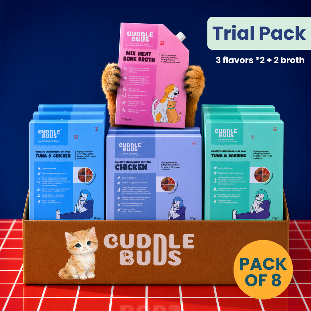 Cat Food Trial Pack (6 Meals + 2 Bone Broth)