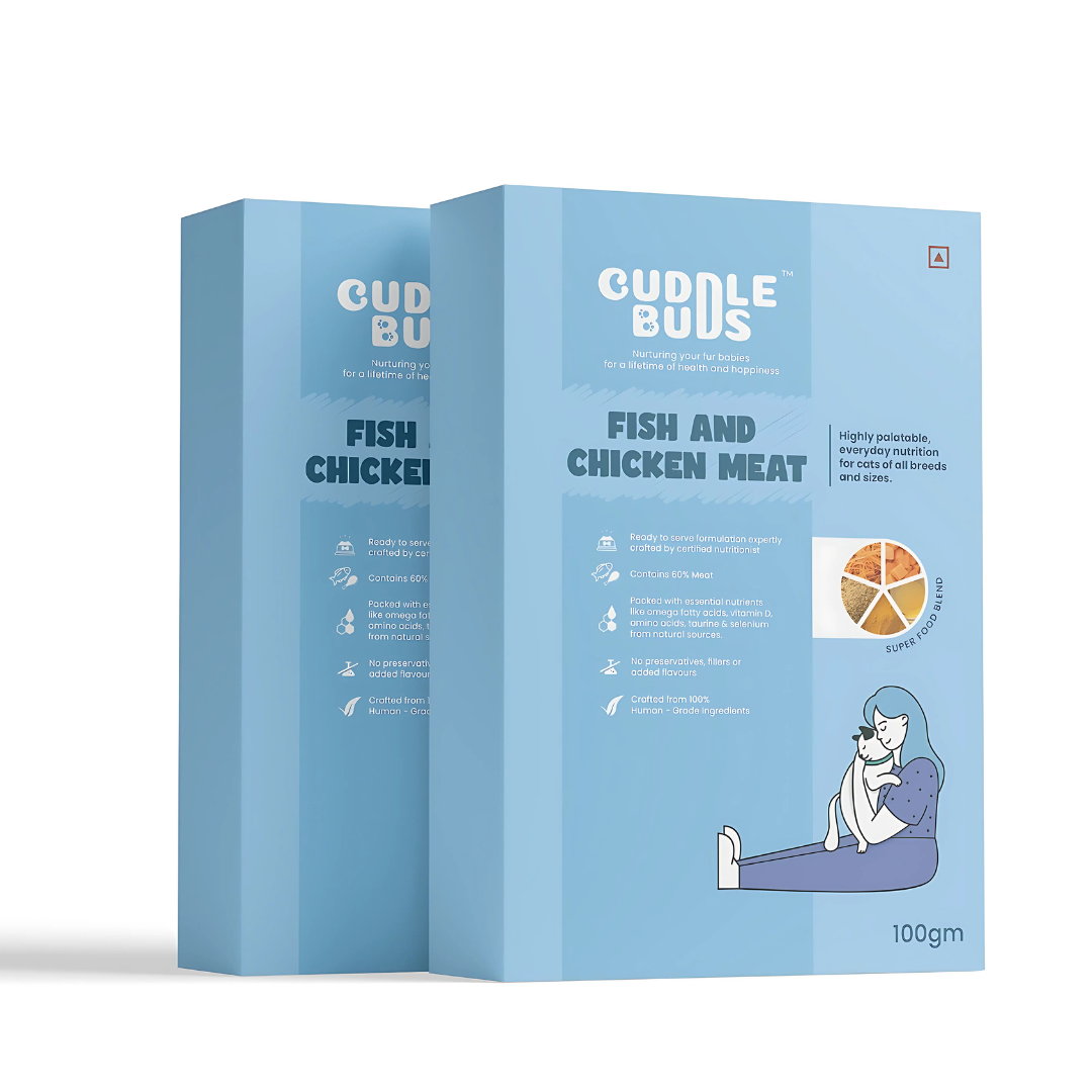 Fish & Chicken Meat- For Cats