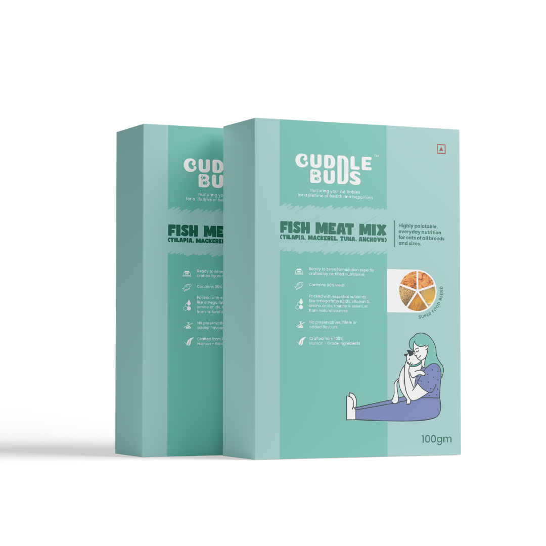 Fish Meat Mix (Tilapia, Mackerel, Tuna, Anchovy)- For Cats