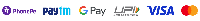 Accepted payment methods