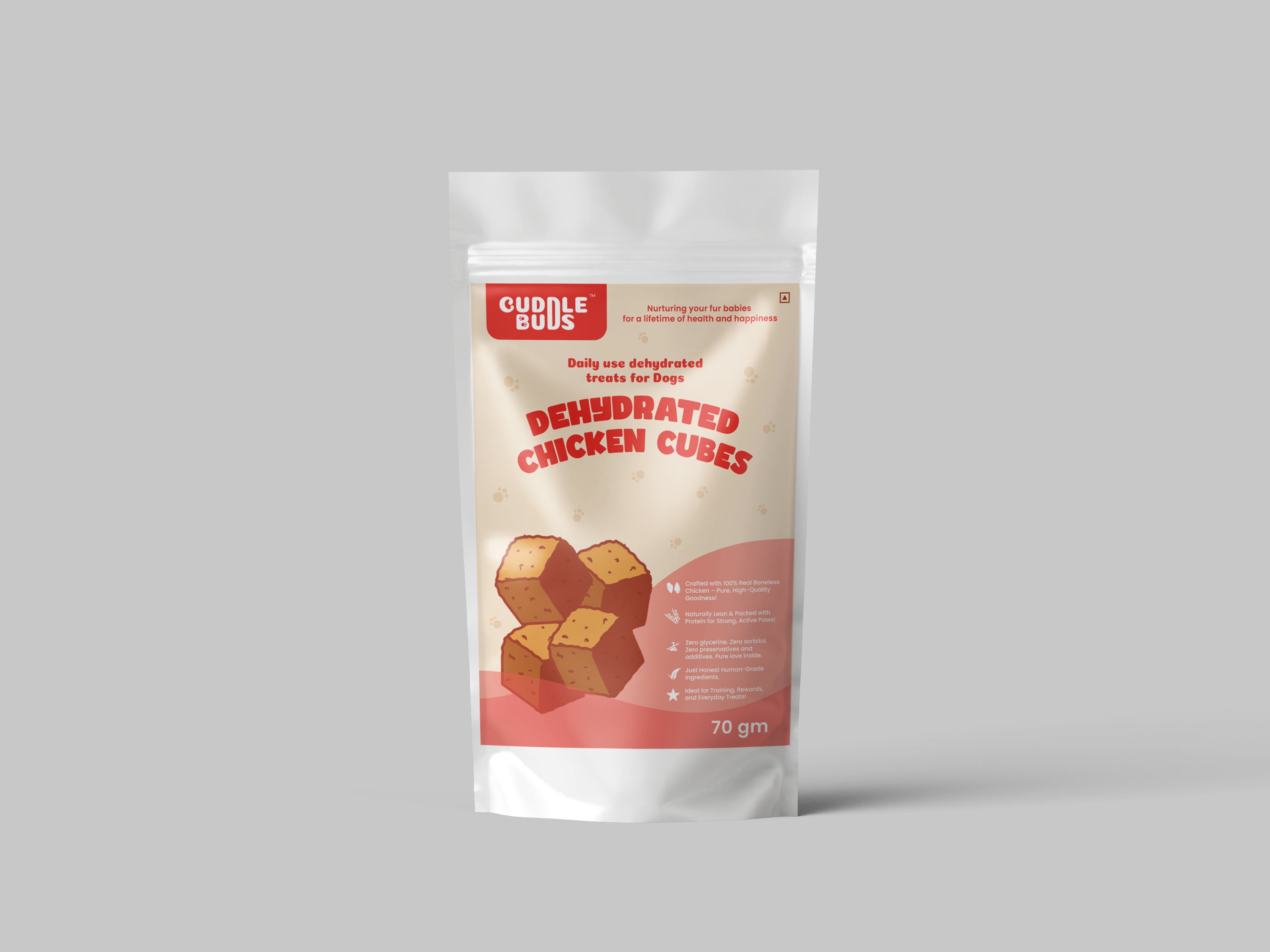 Dehydrated Chicken Cubes – For dogs