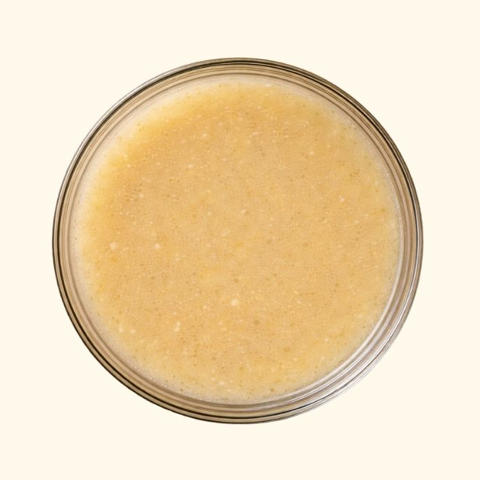 Jar of cream bone broth